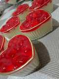تحلية الفراولة بطبقتين 🍓🍓