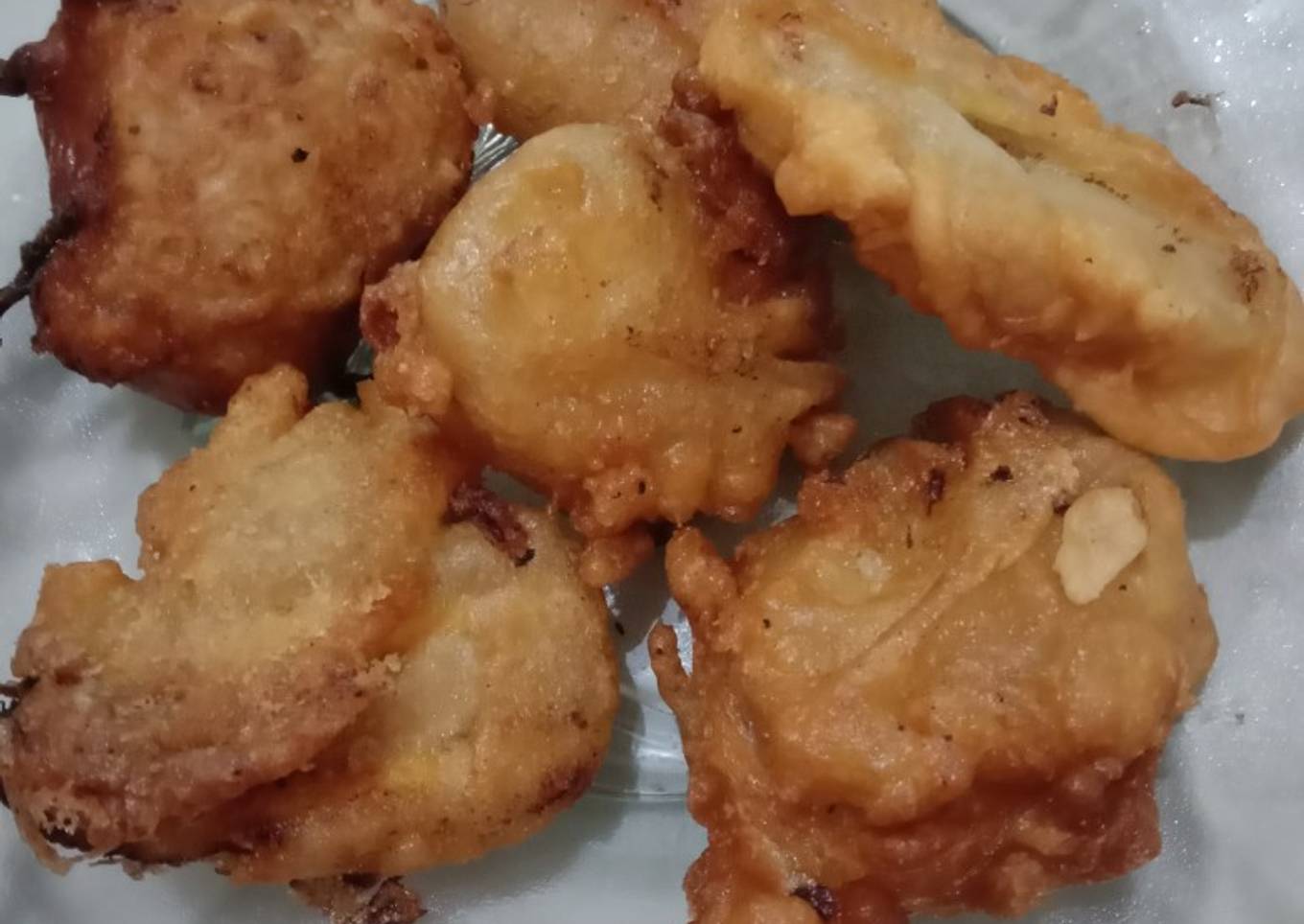 Pisang goreng tepung sasa pisang goreng vanilla