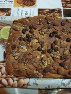 Una foto de Coca de Manzana Caramelizada a la naranja