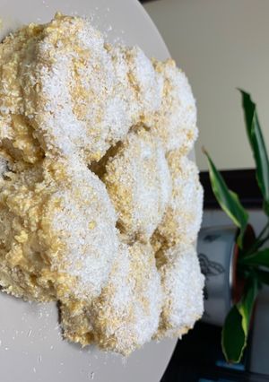 Vaníliás-kókuszos mindenmentes süti recept fotója