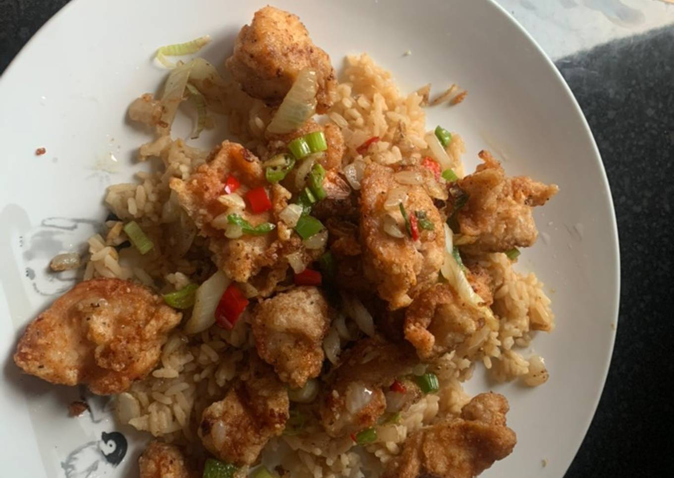Salt and pepper chicken (Chinese takeaway style)