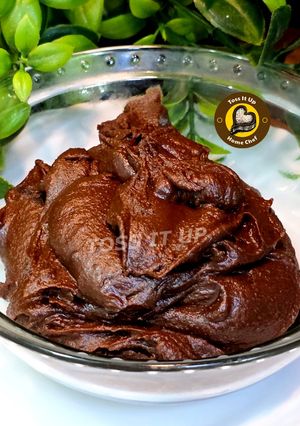 A picture of Easiest No Machine Chocolate Frosting Recipe.