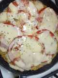 Pizza con papas