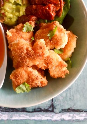 A picture of Coconut Prawns.