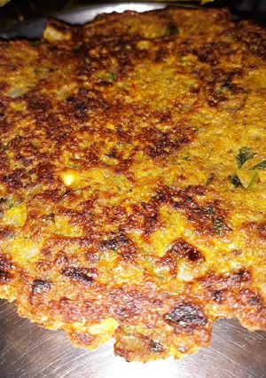 A picture of Vegetables cheela.