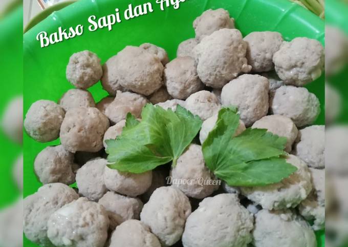 Resep Bakso Sapi Dan Ayam Homemade Oleh Dapoer Queen Cookpad