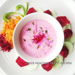A picture of Mix Vegetable Raita.