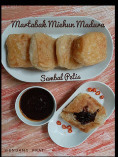 Foto resep Martabak Miehun Madura Sambal Petis