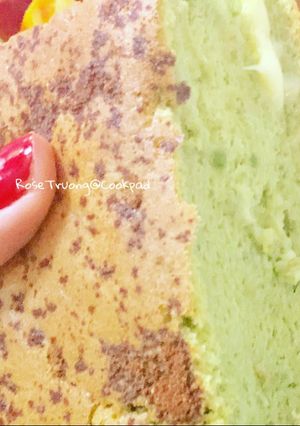 Hình của món Bánh Castella Trà Xanh.