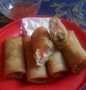Cara Simple Membuat Resep  Lumpia isi ragout telur sosis yang Enak Banget, Enak