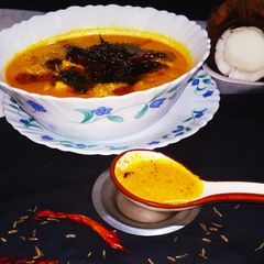 A picture of Malabari Mango Kadhi.