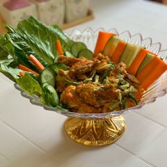 A picture of Shinwari chicken karahi.