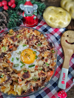 Foto resep Curry Beef Baked Rice #tantanganakhirtahun #masakditahunbaru