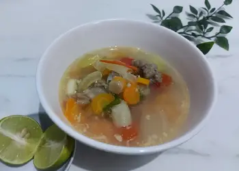 Resep Unik Sop kikil daging sapi🥩 Ala Warung