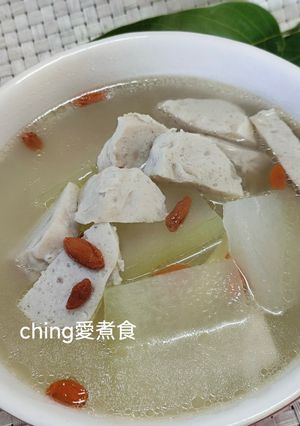 10分鐘上菜-快煮冬瓜魚丸湯 的食譜成品照片