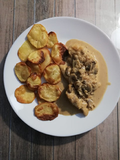 Una foto de Solomillos de pollo en salsa