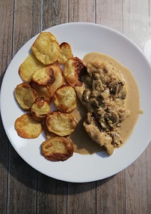 Una foto de Solomillos de pollo en salsa