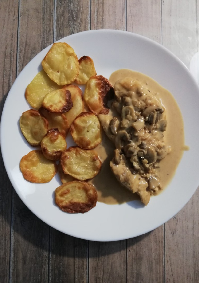 Una foto de Solomillos de pollo en salsa