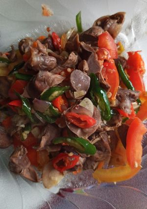 Foto resep Tumis ati ampela lombok ijo