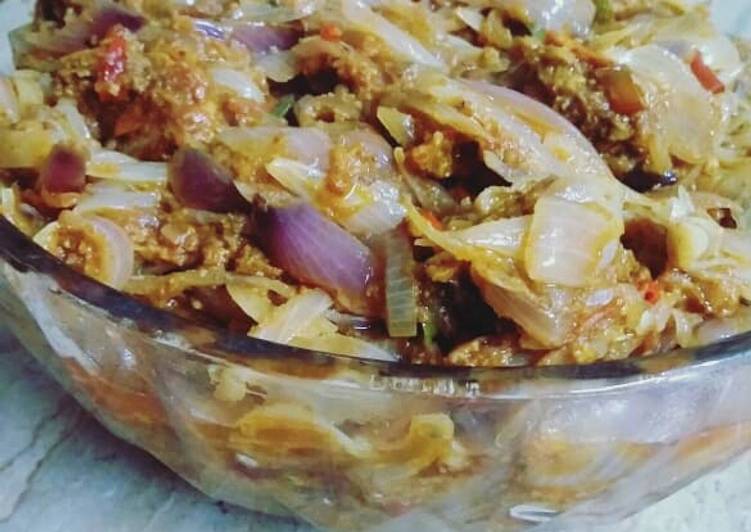 Easiest Way to Prepare Super Quick Homemade Piyaz Gosht