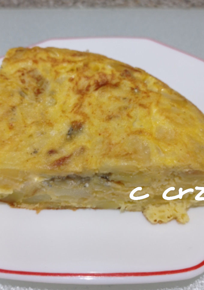 Una foto de Tortilla de patata con cabrales
