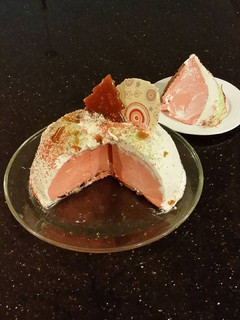 A picture of Cranberry Mousse Dome.