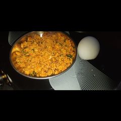 A picture of Anda bhurji.