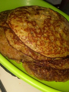 A picture of Plantain pancakes.