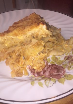 Darálthúsos rakott tészta recept fotója