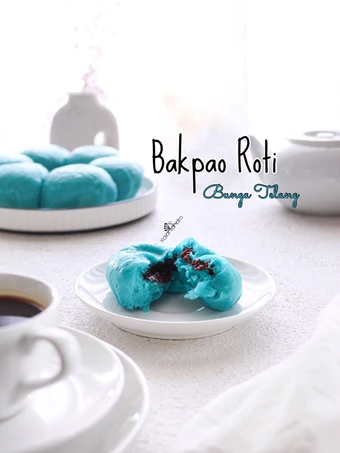 Langkah Mudah untuk Membikin Resep Bakpao Roti Bunga Telang yang Lezat Anti Ribet, Uenak Banget