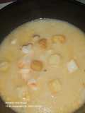 Sopa de pescado con sémola