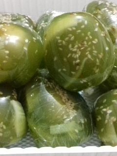 Hình của món Bánh phu thê lá dứa.