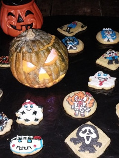 Una foto de Galletitas tenebrosas booo!!💀🎃🎃