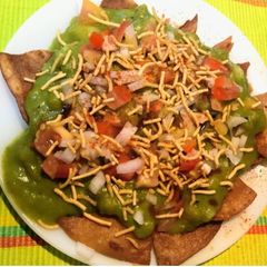 A picture of Leftover Roti Chatpata Masala Puri Chaat.