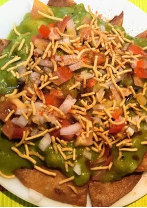 A picture of Leftover Roti Chatpata Masala Puri Chaat.