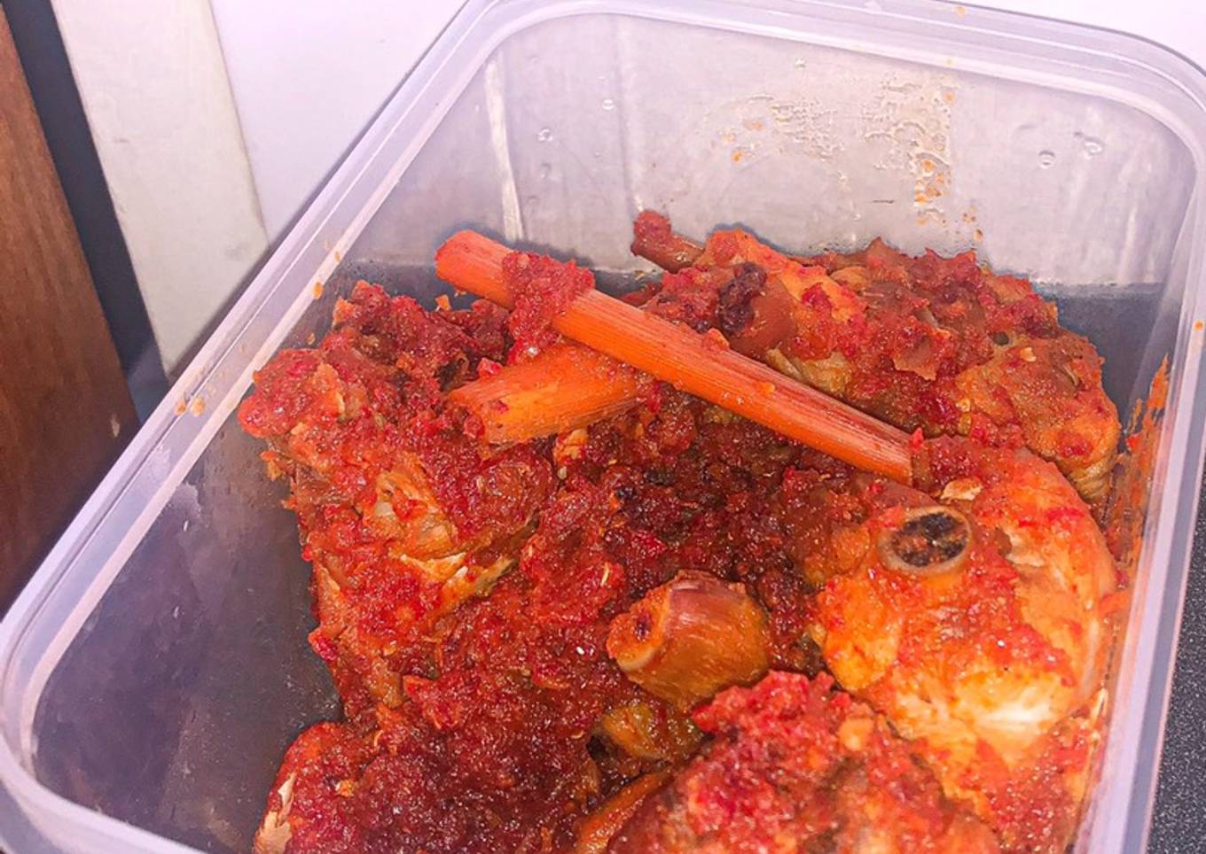 17. Ayam sambal merah