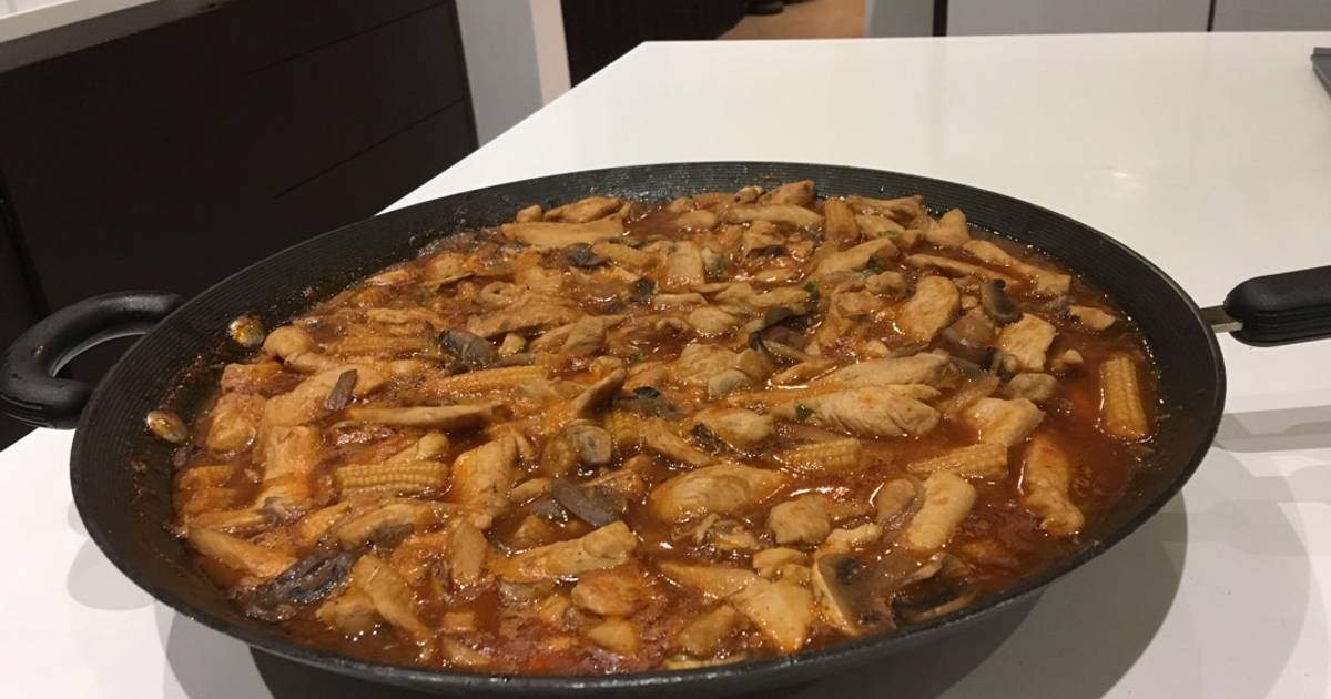 Pechuga de pollo con salsa china Receta de Rosa Berrio- Cookpad