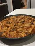 Pechuga de pollo con salsa china