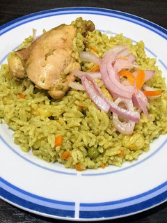 Una foto de Arroz con Pollo