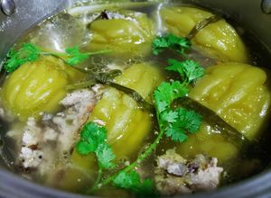 Hình của món Canh khổ qua Nhồi Thịt.