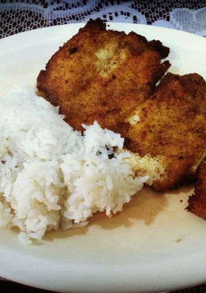Una foto de Pechuga de pollo empanizada