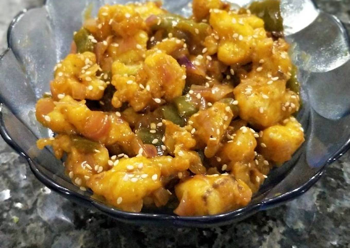Honey Pepper Cauliflower