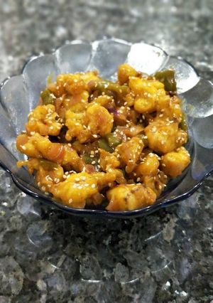 A picture of Honey Chilli Cauliflower.