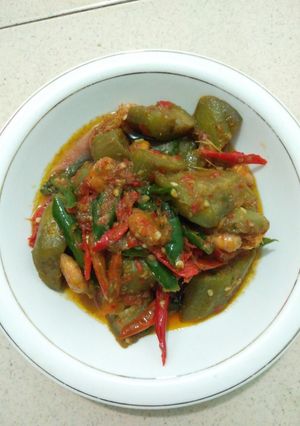 Foto resep Terong udang tumis