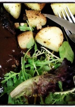 A picture of Teriyaki fillet mignon.