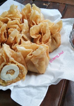 Foto resep Pangsit tahu goreng