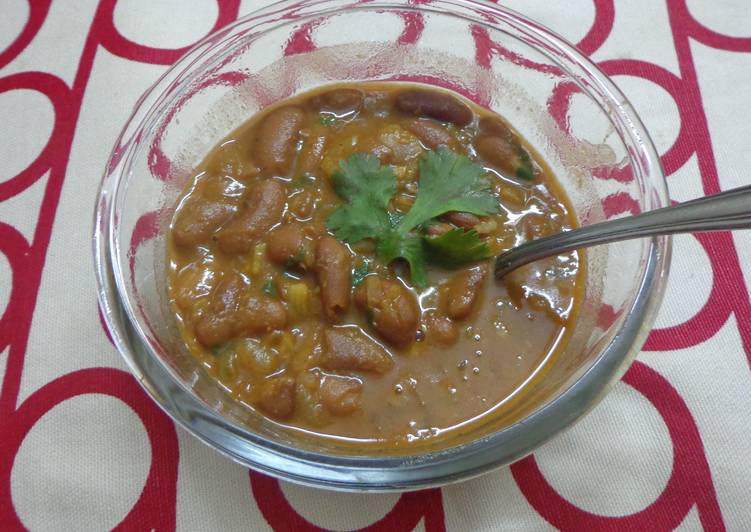 My Daughter love Rajma curry