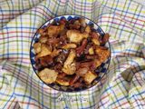 Bocconcini di tacchino e guanciale