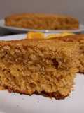 Torta saludable de naranja y coco