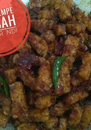 Foto resep Orek Tempe Basah bumbu ulek